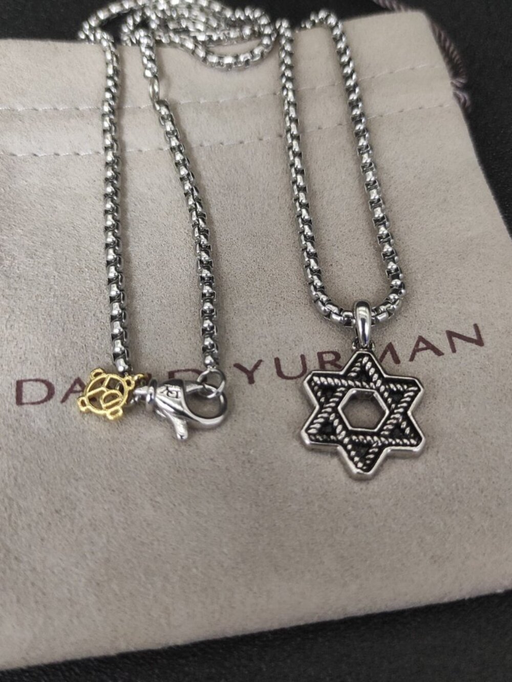 ♕David Yurman Star of David Necklace